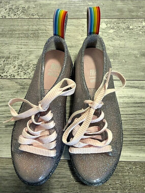 Melissa Rainbow Glitter sneakers